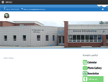 Tablet Screenshot of kiwetinschool.ca